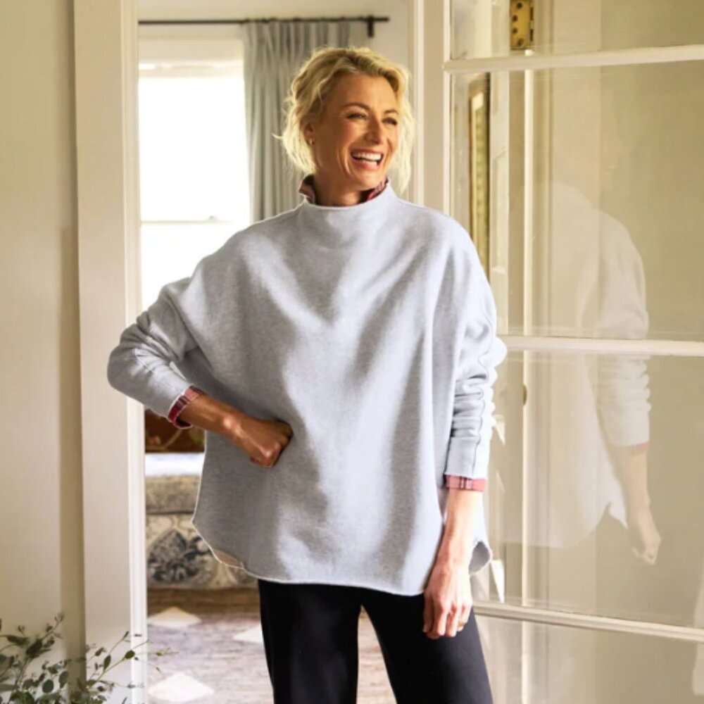 Frank & Eileen Effie Funnel Neck Capelet